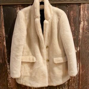 Fluffy little honey of a jacket.